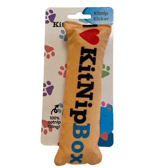 KitNip Box Kitty Cat Catnip Filled 7” Kicker Stuffed Toy New - Picture 2 of 7